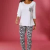 Vivance Dreams Giraffe Print Pyjamas