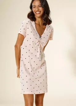 Vivance Dreams Heart Print Nightgown 8 Vivance Dreams Heart Print Nightgown -Lascana Outlet Shop Vivance Dreams Heart Print Nightgown66233949FRSP W02