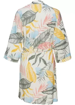 Vivance Dreams Leaf Print Kimono -Lascana Outlet Shop Vivance Dreams Leaf Print Kimono57283354FRSC W01