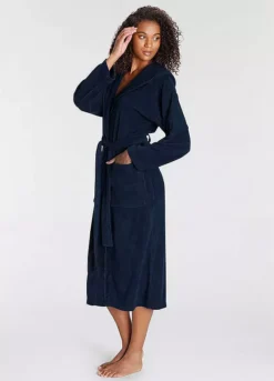 Vivance Dreams Long Hooded Bathrobe -Lascana Outlet Shop Vivance Dreams Long Hooded Bathrobe37527138FRSP W03