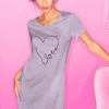 Vivance Dreams Long Nightie With Heart Print