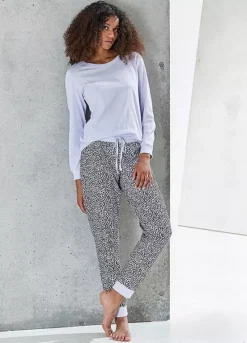 Vivance Dreams Long Sleeve Top -Lascana Outlet Shop Vivance Dreams Long Sleeve Top89971357FRSP W01