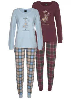Vivance Dreams Pack Of 2 Print Pyjamas