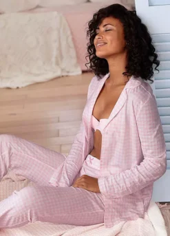 Vivance Dreams Patterned Pyjamas -Lascana Outlet Shop Vivance Dreams Patterned Pyjamas87599606FRSP W01