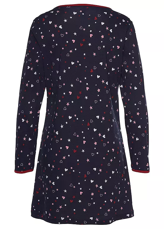 Vivance Dreams Print Nightgown 4 Vivance Dreams Print Nightgown - Image 4