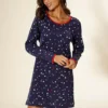 Vivance Dreams Print Nightgown