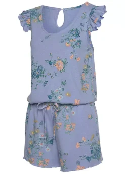Vivance Dreams Ruffle Short Sleeve Pyjama Playsuit 8 Vivance Dreams Ruffle Short Sleeve Pyjama Playsuit -Lascana Outlet Shop Vivance Dreams Ruffle Short Sleeve Pyjama Playsuit64717668FRSC W02