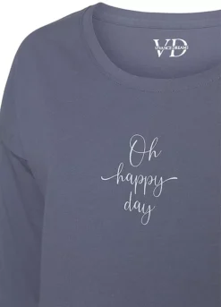 Vivance Dreams Statement Print Pyjama Top -Lascana Outlet Shop Vivance Dreams Statement Print Pyjama Top69935929FRSC W02