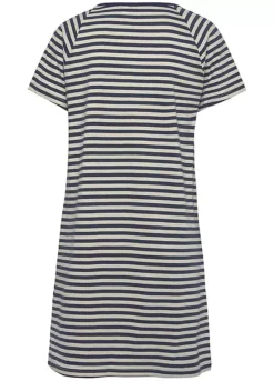 Vivance Dreams Striped Short Sleeve Nightie -Lascana Outlet Shop Vivance Dreams Striped Short Sleeve Nightie36784756FRSC W01
