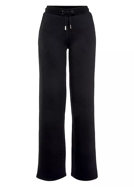 Vivance Elasticated Waist Straight Leg Sweat Pants 2 Vivance Elasticated Waist Straight Leg Sweat Pants - Image 2