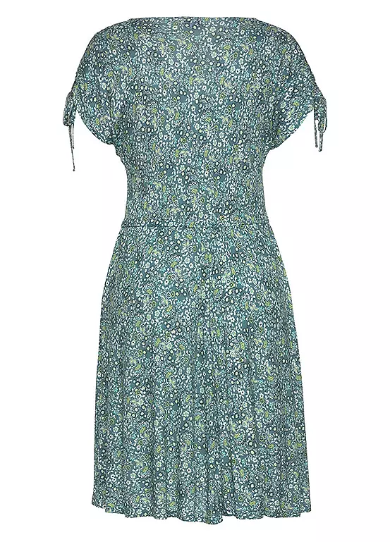 Vivance Floral Print Jersey Dress 4 Vivance Floral Print Jersey Dress - Image 4