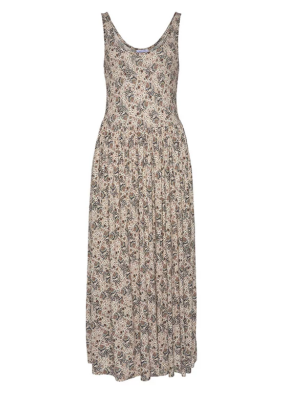 Vivance Floral Print Midi Dress 2 Vivance Floral Print Midi Dress - Image 2