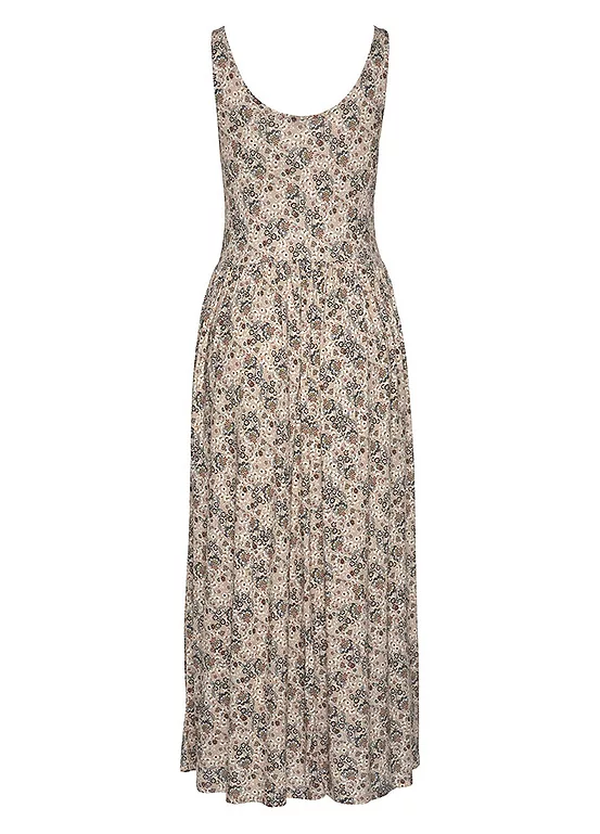 Vivance Floral Print Midi Dress 4 Vivance Floral Print Midi Dress - Image 4