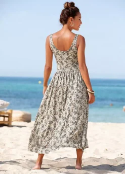 Vivance Floral Print Midi Dress 6 Vivance Floral Print Midi Dress -Lascana Outlet Shop Vivance Floral Print Midi Dress65768824FRSP W01