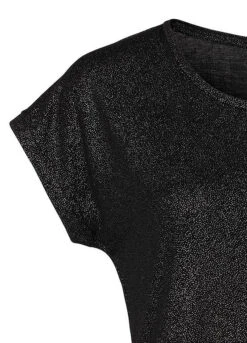 Vivance Glitter Printed T-Shirt 8 Vivance Glitter Printed T-Shirt -Lascana Outlet Shop Vivance Glitter Printed T Shirt56745816FRSC W01