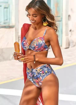 Vivance High Waist Bikini Bottoms -Lascana Outlet Shop Vivance High Waist Bikini Bottoms61460140FRSP W01