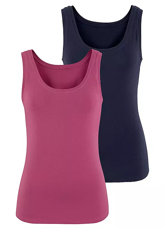 Vivance Pack Of 2 Vests 1 Vivance Pack Of 2 Vests