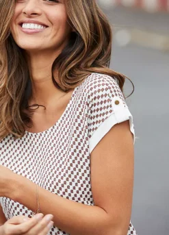 Vivance Print T-Shirt -Lascana Outlet Shop Vivance Print T Shirt85865136FRSP W01