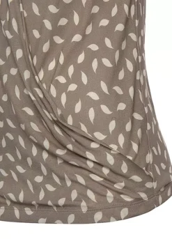 Vivance Printed V-Neck Sleeveless Vest Top -Lascana Outlet Shop Vivance Printed V Neck Sleeveless Vest Top42451711FRSC W02