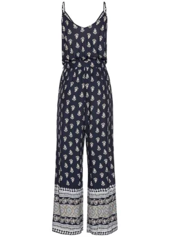 Vivance Printed Wrap Summer Jumpsuit 9 Vivance Printed Wrap Summer Jumpsuit -Lascana Outlet Shop Vivance Printed Wrap Summer Jumpsuit94134552FRSC W01
