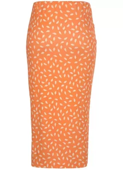 Vivance Ruffle Jersey Midi Skirt -Lascana Outlet Shop Vivance Ruffle Jersey Midi Skirt45793508FRSC W01