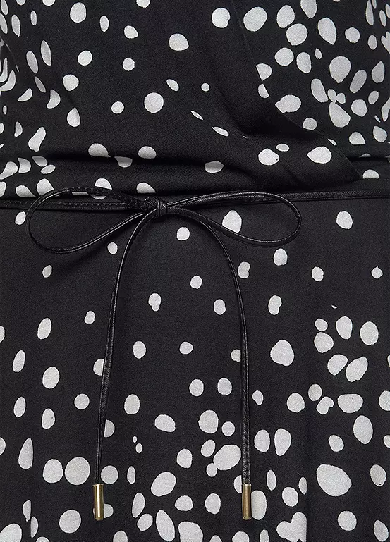 Vivance Spotted Jersey Dress 5 Vivance Spotted Jersey Dress - Image 5