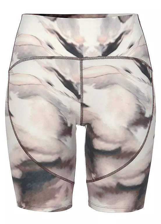 Active By LASCANA Abstract Print Cycling Shorts 2 Active By LASCANA Abstract Print Cycling Shorts - Image 2