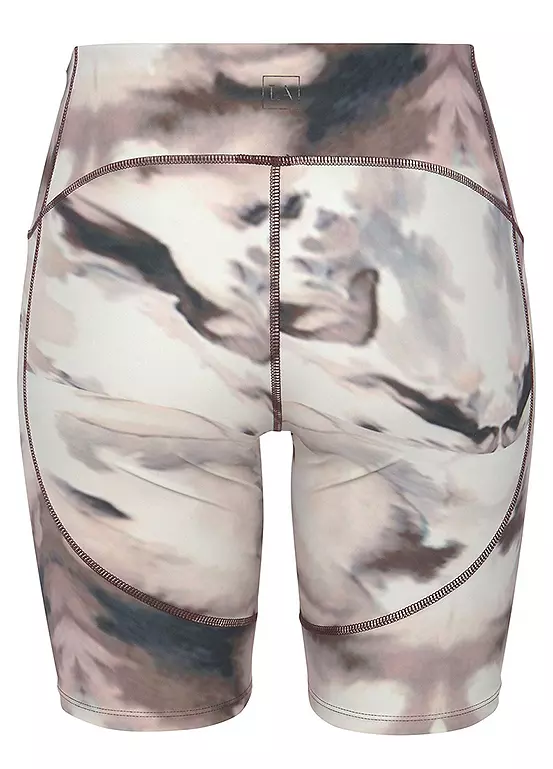 Active By LASCANA Abstract Print Cycling Shorts 3 Active By LASCANA Abstract Print Cycling Shorts - Image 3
