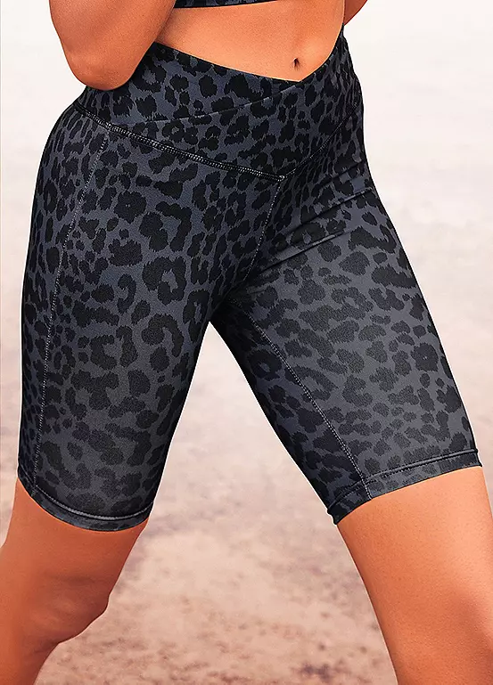 Active By LASCANA Animal Print Cycling Shorts 1 Active By LASCANA Animal Print Cycling Shorts