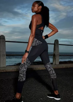 Active By LASCANA Reflective Print Sporty Leggings -Lascana Outlet Shop active by LASCANA Reflective Print Sporty Leggings84603746FRSP W02
