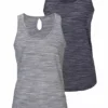 Beachtime Pack Of 2 Vest Tops