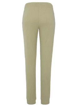 S.Oliver Elasticated Waist Ribbed Straight Leg Joggers -Lascana Outlet Shop s.Oliver Elasticated Waist Ribbed Straight Leg Joggers86247814FRSC W01