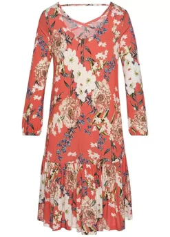 S.Oliver Floral Print Beach Dress -Lascana Outlet Shop s.Oliver Floral Print Beach Dress81899461FRSC W01