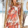 S.Oliver Floral Print Beach Dress