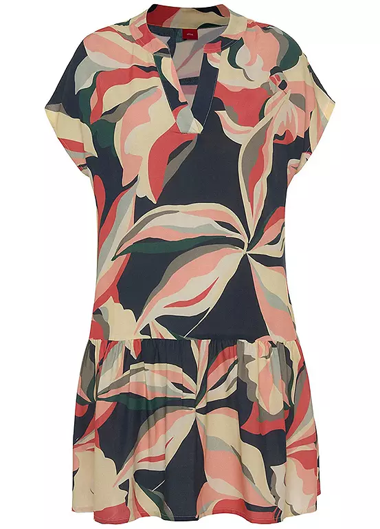 S.Oliver Floral Print Shirt Dress 2 S.Oliver Floral Print Shirt Dress - Image 2