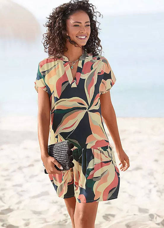 S.Oliver Floral Print Shirt Dress 1 S.Oliver Floral Print Shirt Dress