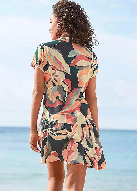 S.Oliver Floral Print Shirt Dress 3 S.Oliver Floral Print Shirt Dress - Image 3