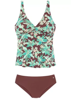 Lascana Outlet Shop -Lascana Outlet Shop s.Oliver Floral Print Underwired Tankini23712851FRSC
