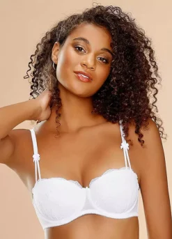 S.Oliver Lace Balcony Bra & Shorts Set -Lascana Outlet Shop s.Oliver Lace Balcony Bra Shorts Set25276362FRSP W02