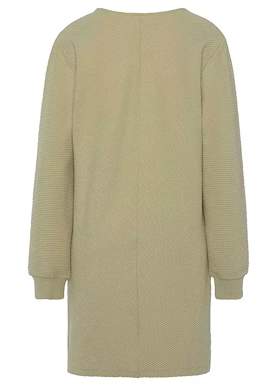 S.Oliver Long Sleeve V-Neck Sweatshirt Dress 5 S.Oliver Long Sleeve V-Neck Sweatshirt Dress - Image 5