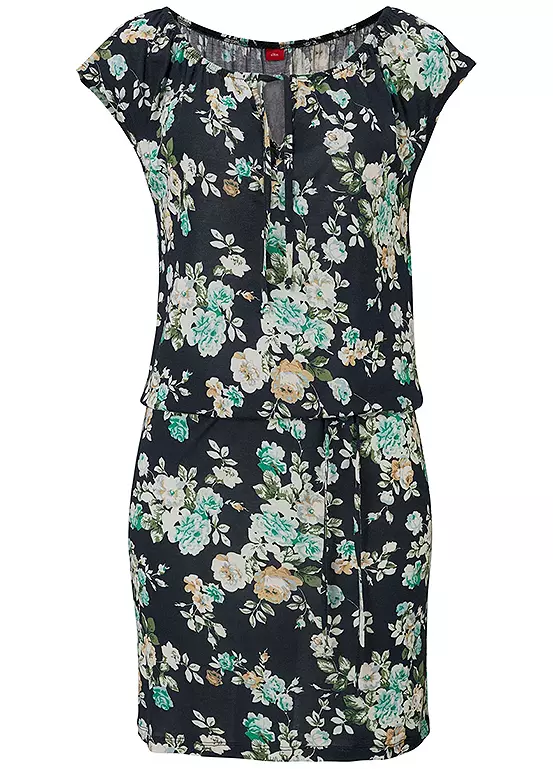 S.Oliver Red Label Floral Print Beach Dress 2 S.Oliver Red Label Floral Print Beach Dress - Image 2