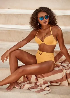 S.Oliver ’Rome’ High Waisted Bikini Briefs -Lascana Outlet Shop s.Oliver Rome High Waisted Bikini Briefs45901413FRSP W01