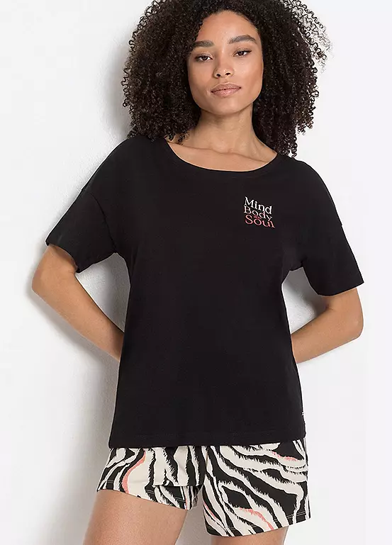 S.Oliver Short Sleeve Pyjama Top 1 S.Oliver Short Sleeve Pyjama Top