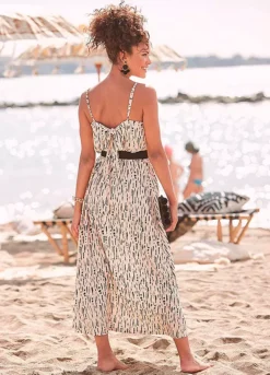 S.Oliver V-Neck Maxi Beach Dress -Lascana Outlet Shop s.Oliver V Neck Maxi Beach Dress81271059FRSP W01