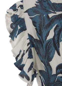 S.Oliver V-Neck Printed Summer Dress -Lascana Outlet Shop s.Oliver V Neck Printed Summer Dress91044665FRSC W02